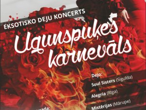 „Ugunspuķes karnevāls” Siguldas novada Kultūras centrā