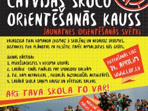 Siguldā notiks pirmais Latvijas skolu orientēšanās kauss