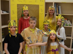 Laurenču sākumskolā aizvadīta Mākslas nakts “Senā Ēģipte”