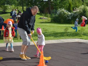 Ģimeņu sporta pēcpusdiena bērnudārzā „Pasaciņa”