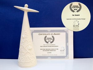 Turaidas muzejrezervāts saņem balvu par kultūras mantojuma saglabāšanu