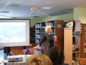 Notikusi siguldiešu tikšanās ar tulkotāju Daci Meieri