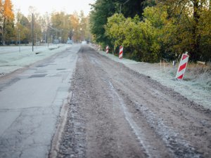 Uzsākta Līvkalna ielas pārbūve visā tās garumā