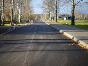Šonedēļ plānots pabeigt Televīzijas ielas asfaltēšanas darbus