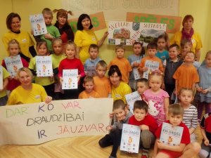 Erudīcijas konkurss „Gudrās spēles” bērnudārzā „Saulīte”