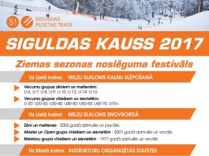  Norisinājies „Siguldas kauss” kalnu slēpošanā un snovbordā