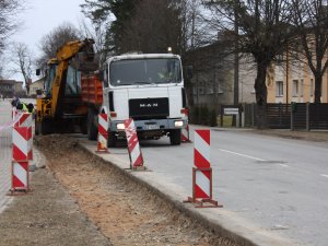 Uzsākta Dārza ielas nomaļu sakārtošana