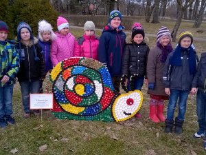 Allažu pamatskolas skolēni piedalās vides objektu konkursā „Zaļais restarts”