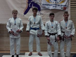 Zelts starptautiskās džudo sacensībās „Young Stars 2017”