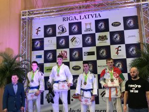 Siguldiešiem godalgas Baltijā lielākajā džudo turnīrā