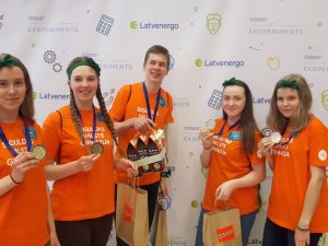 Siguldas Valsts ģimnāzijas komandai panākumi konkursā „Experiments”