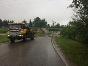 Īslaicīgi slēgta Nītaures ielas dzelzceļa caurbrauktuve