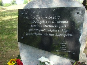 Morē atklāta Peļnu kaujas simtgadei veltīta piemiņas zīme