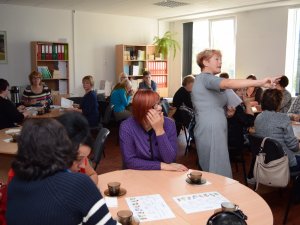 Siguldas Valsts ģimnāzijā pieredzes apmaiņas vizītē viesojas madonieši