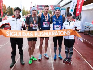 Siguldas pusmaratonā triumfē Jānis Višķers un Ilona Marhele