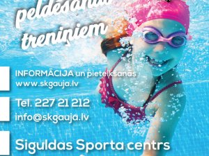 Aicina pieteikties peldēšanas nodarbībām