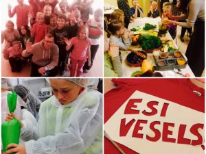 Morē aizvadīta veselīga uztura un fizisko aktivitāšu nometne bērniem