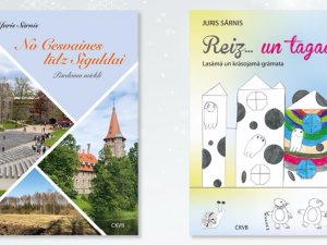 Siguldā tiks atvērtas divas Jura Sārņa grāmatas