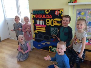 Bērnudārzā „Saulīte” svin Siguldas dzimšanas dienu