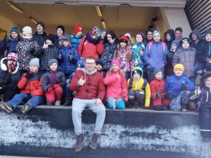 Mores skolēni apmeklē bobsleja un kamaniņu trasi