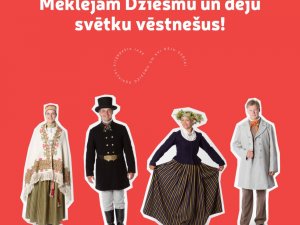 Meklē Dziesmu un deju svētku vēstnešus 