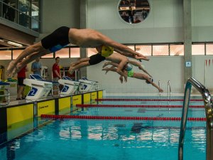 Pirmo reizi Siguldā aizvadītas akvatlona sacensības 