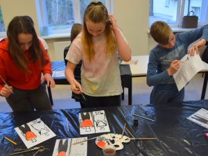 Laurenču sākumskolā aizvadīti Mākslas dienu pasākumi