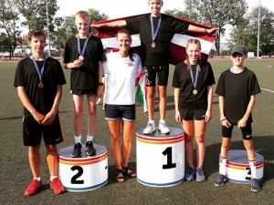 Siguldas vieglatlēti Polijā izcīna četras godalgas