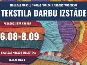 Atklāta Mākslu skolas „Baltais Flīģelis” skolēnu darbu izstāde
