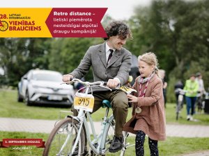 Vienības velobrauciena laikā notiks „Retro velo” tūrisma brauciens