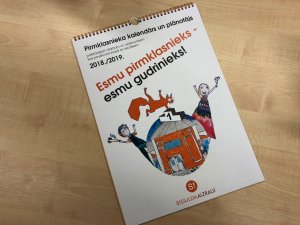 Pirmklasniekiem dāvinās īpašu pirmklasnieka kalendāru un plānotāju