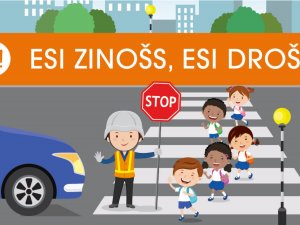 Septembrī notiks pasākums bērniem un jauniešiem „Esi zinošs, esi drošs!”