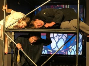 Siguldas pilsētas vidusskolas skolēni viesojas Mihaila Čehova Rīgas Krievu teātri