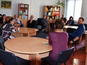 Siguldas Valsts ģimnāzijā viesojas skolotāji no Vīlandes