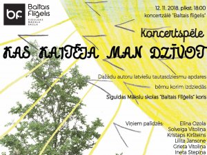 Koncertzālē „Baltais Flīģelis” notiks koncertspēle „Kas kaitēja man dzīvot”