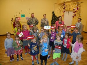Allažu pamatskolas pirmsskolas grupu audzēkņu tikšanās ar Zemessardzi