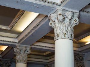 Turpinās Siguldas Jaunās pils pārbūves un restaurācijas darbi