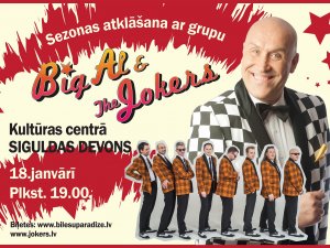 Mūzikas grupa „Big Al &The Jokers” uzsāk sesto koncertsezonu