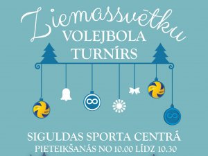 Notiks Ziemassvētku volejbola turnīrs