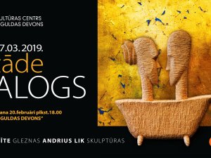 Atklās Agitas Zālītes un Andrjus Lika izstādi „Dialogs”