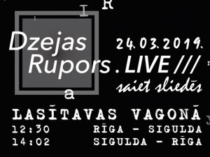 Notiks radošā performance vilciena lasītavas vagonā ceļā uz Siguldu