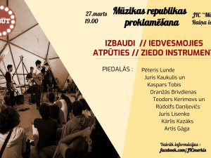 Tiek veidota mūzikas telpa jauniešiem jeb realizēts projekts „Mūzikas republika”