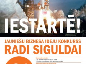 Piedalies jauniešu biznesa ideju konkursā „Radi Siguldai”