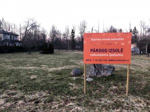 Siguldas novada pašvaldība pārdod nekustamo īpašumu Jāņa Poruka ielā