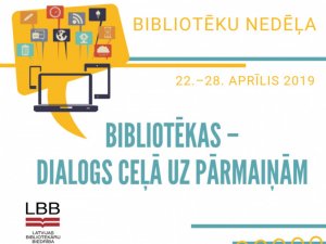 Novada bibliotēkās notiks Bibliotēku nedēļas aktivitātes