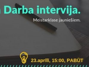 Jauniešus aicina uz meistarklasi „CV un darba intervija”
