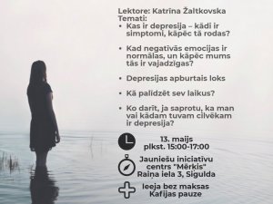 Notiks seminārs „Par un ap jauniešu depresiju”
