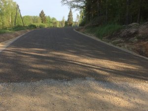 Veikta seguma atjaunošana autoceļa posmam Jūdaži-Kārtūži