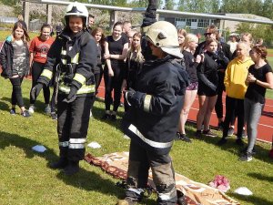 Aizvadīts atklātais čempionāts ugunsdzēsības lietišķajā sportā