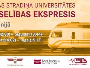 7. jūnijā maršrutā Rīga–Sigulda–Rīga dosies īpašs Veselības ekspresis
